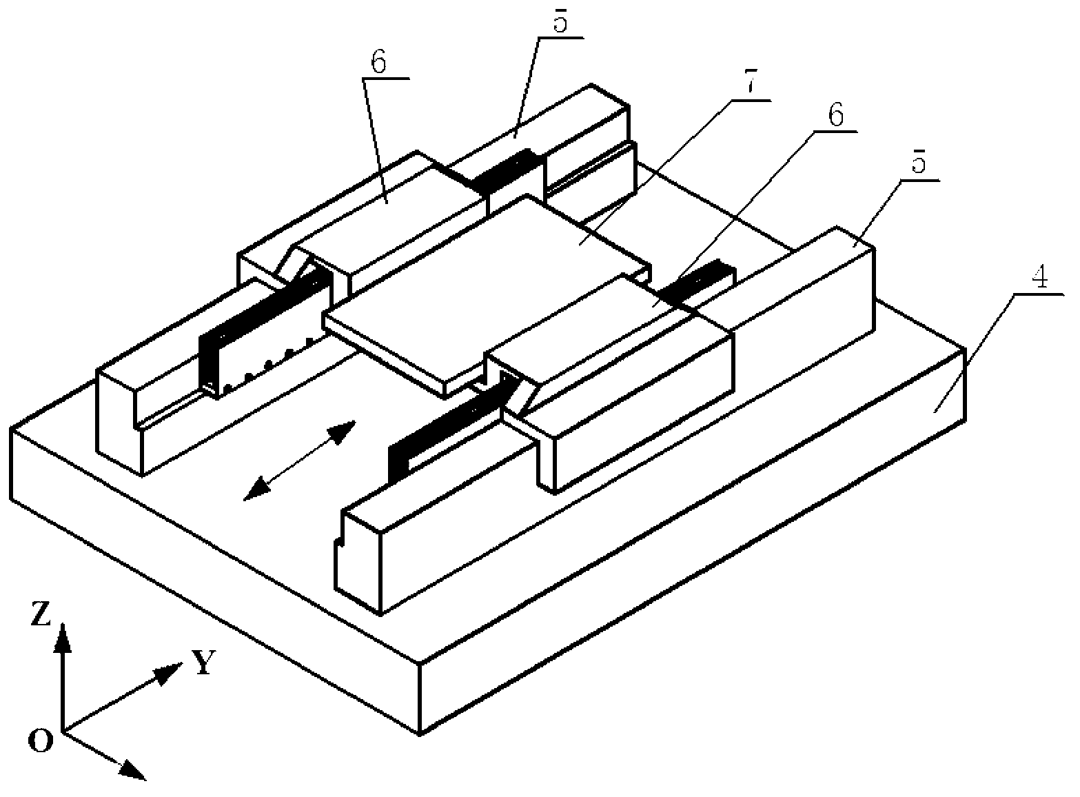 Positioning alignment apparatus of double-side driving workpiece platform without being connected by cross beam