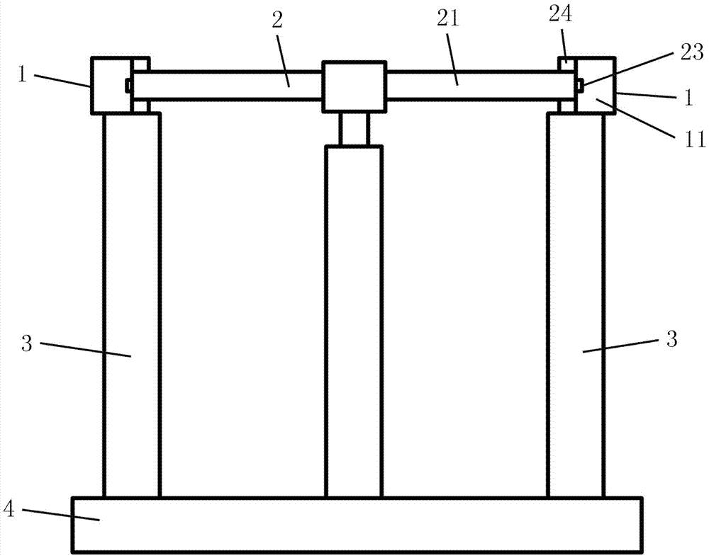 Disconnecting switch used for large current ice melting of high-voltage power transmission line