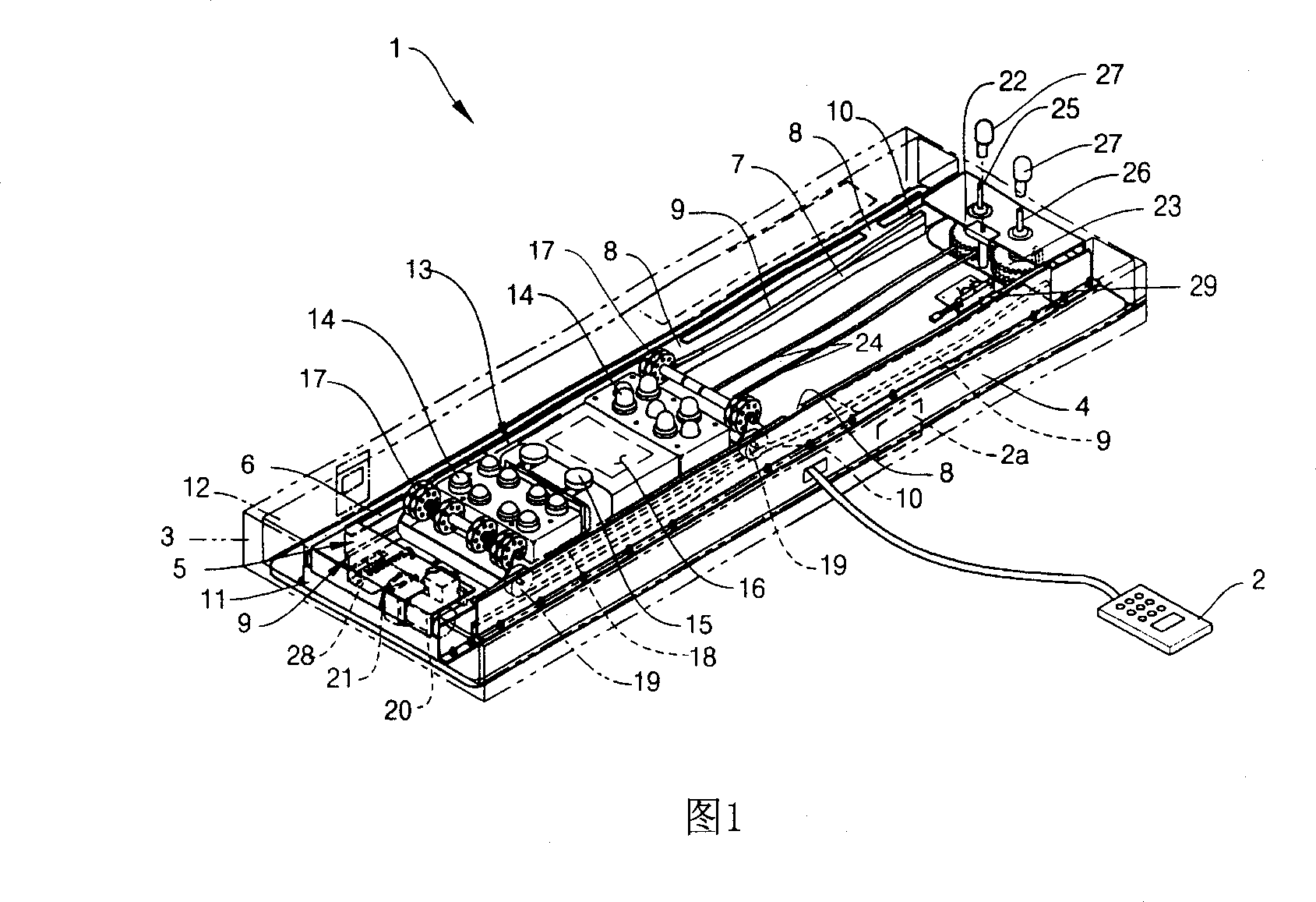 Warm physical therapeutic device for therapeutic machine