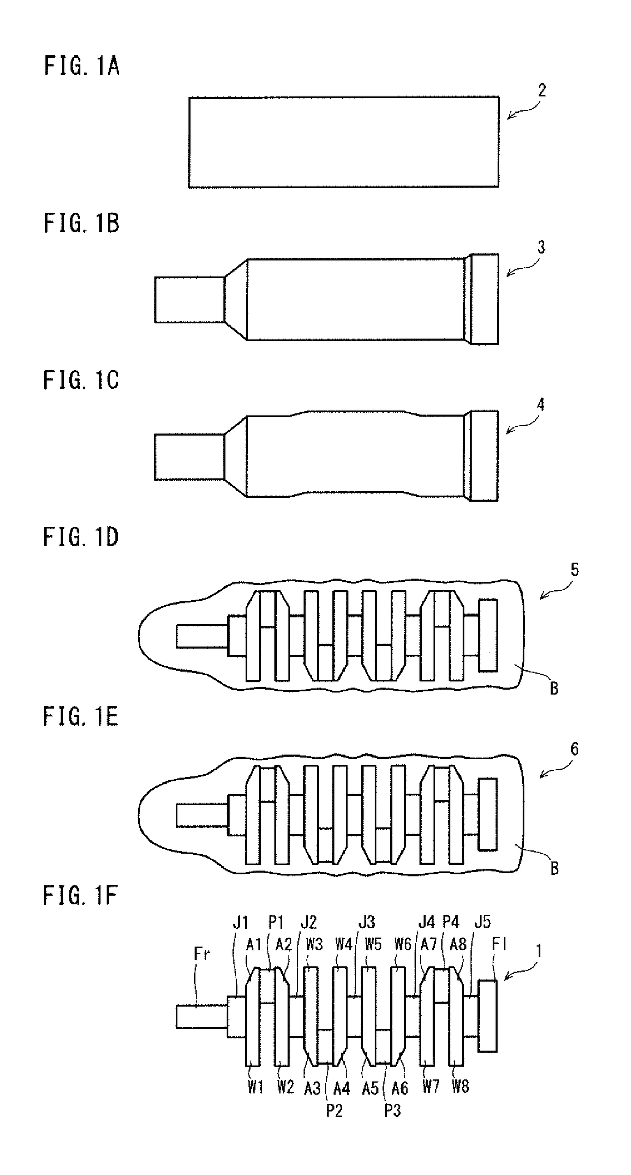 Method for producing forged crankshaft