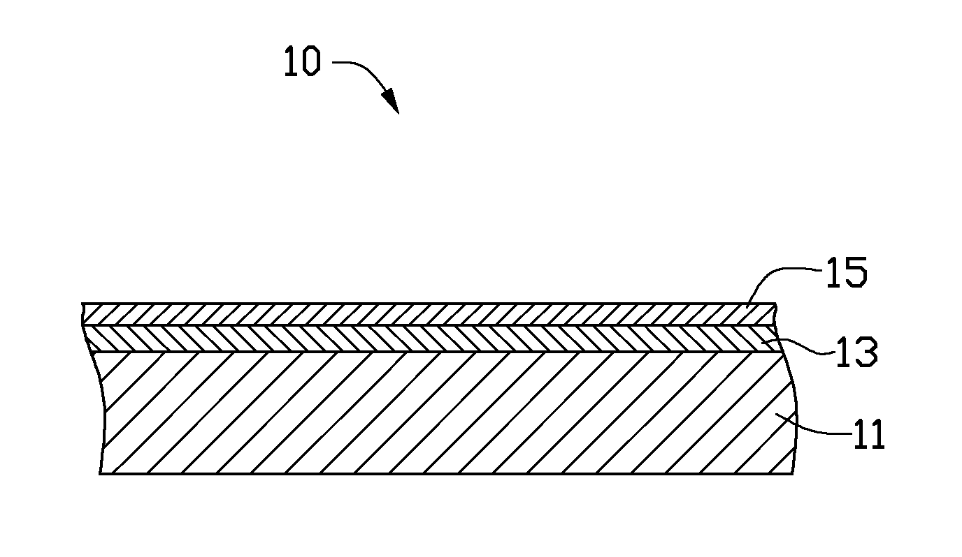 Coated article and method for making same