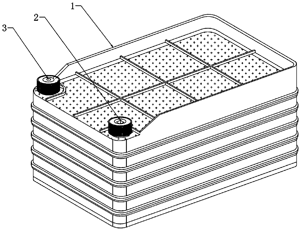 Novel multi-layer adherent cell culture container structure