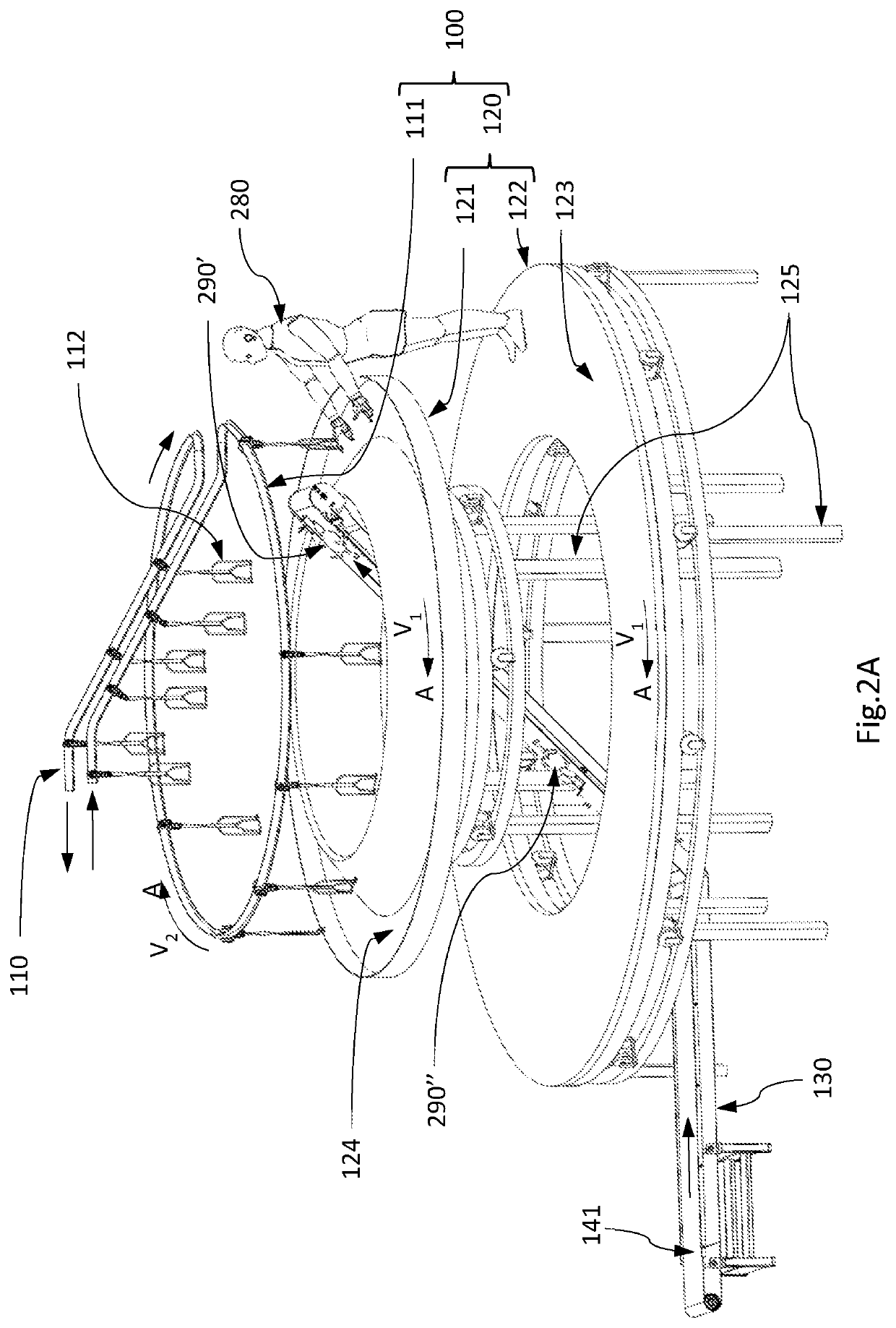 Method for hanging poultry or parts thereof on an overhead conveyor, a system and an apparatus