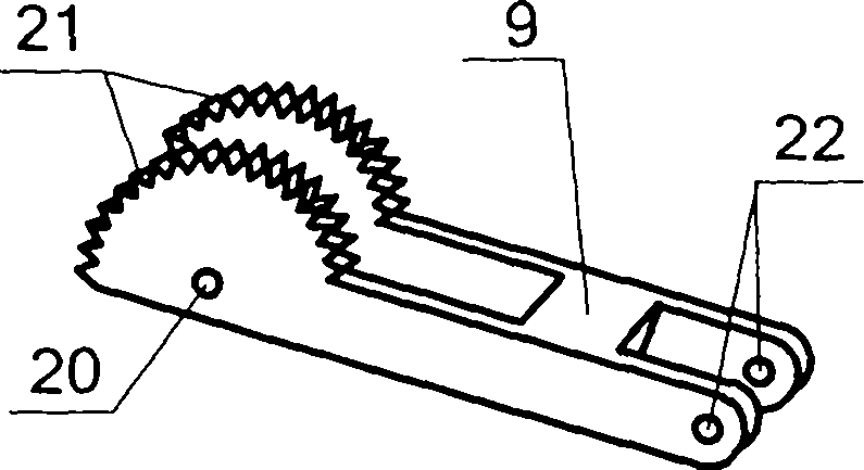 Bionic hopping robot with two degrees of freedom