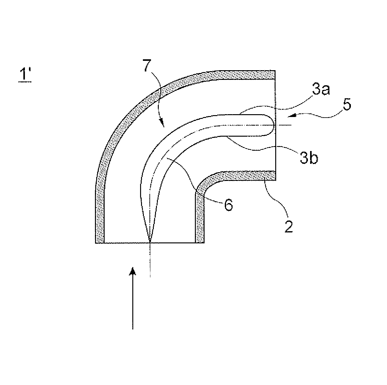 Sonic absorption device for an air pipeline of an aircraft, in particular of an air conditioning system of an aircraft