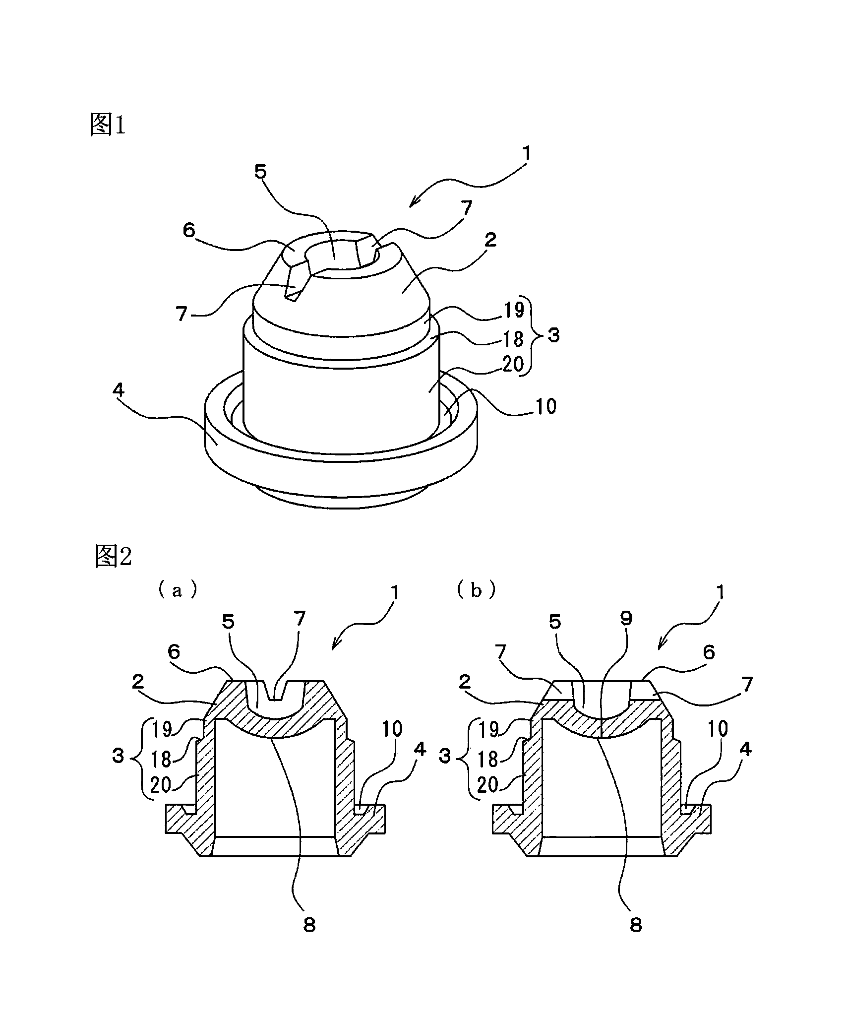 Inner plug and container with the inner plug