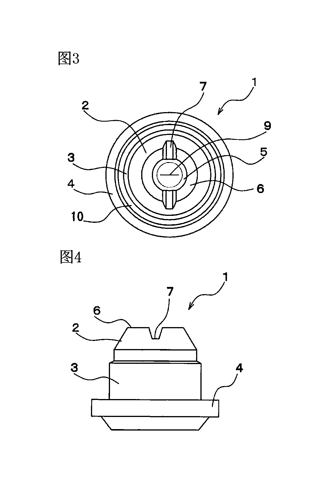 Inner plug and container with the inner plug