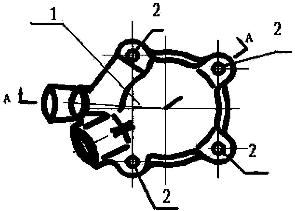 Method for preventing casting boss from shrinkage porosity