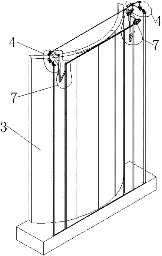 Novel bus door and bus door umbrella mechanism