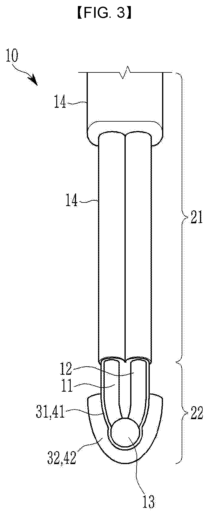 Thermocouple, bonding tool for thermocouple, battery module, method for manufacturing thermocouple, and method for bonding thermocouple