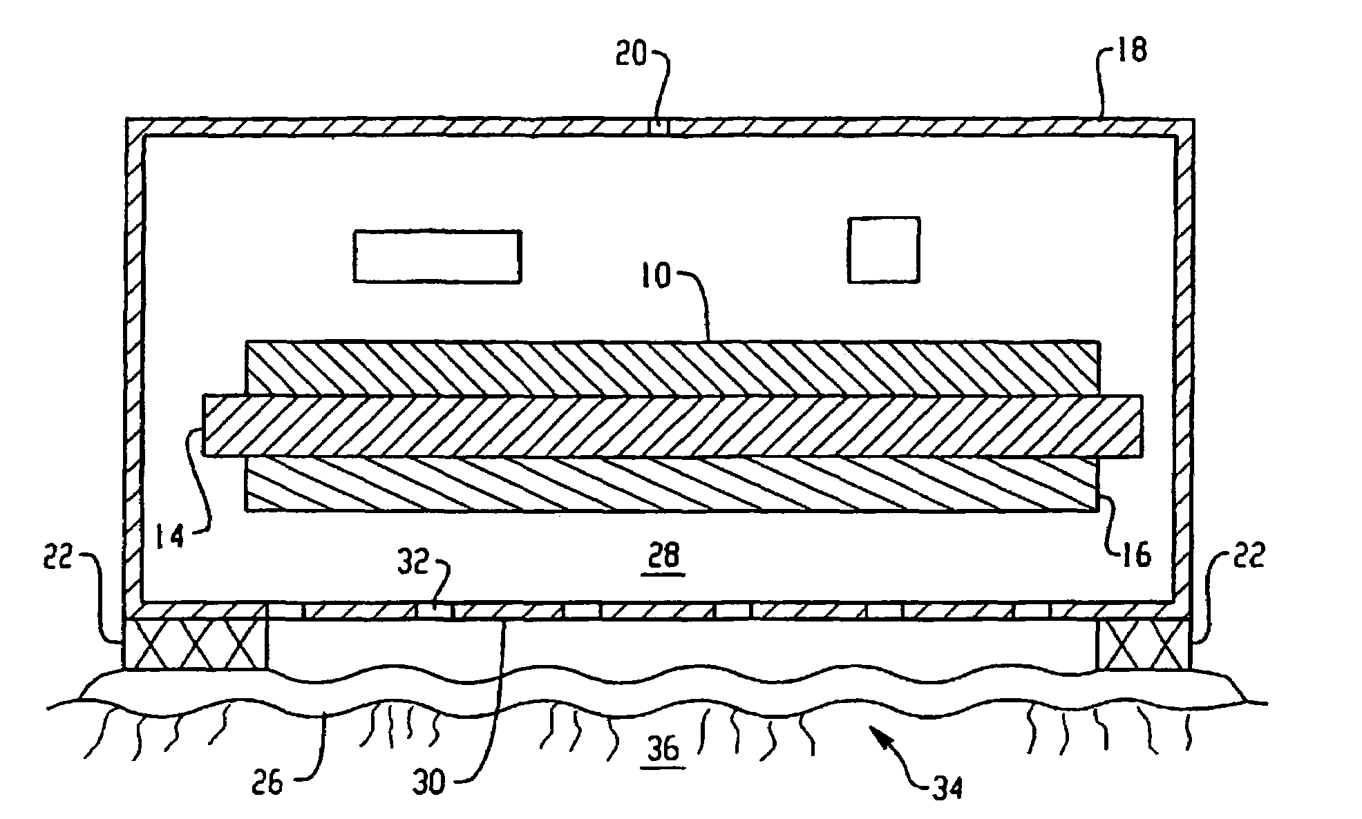 Oxygen producing device for woundcare