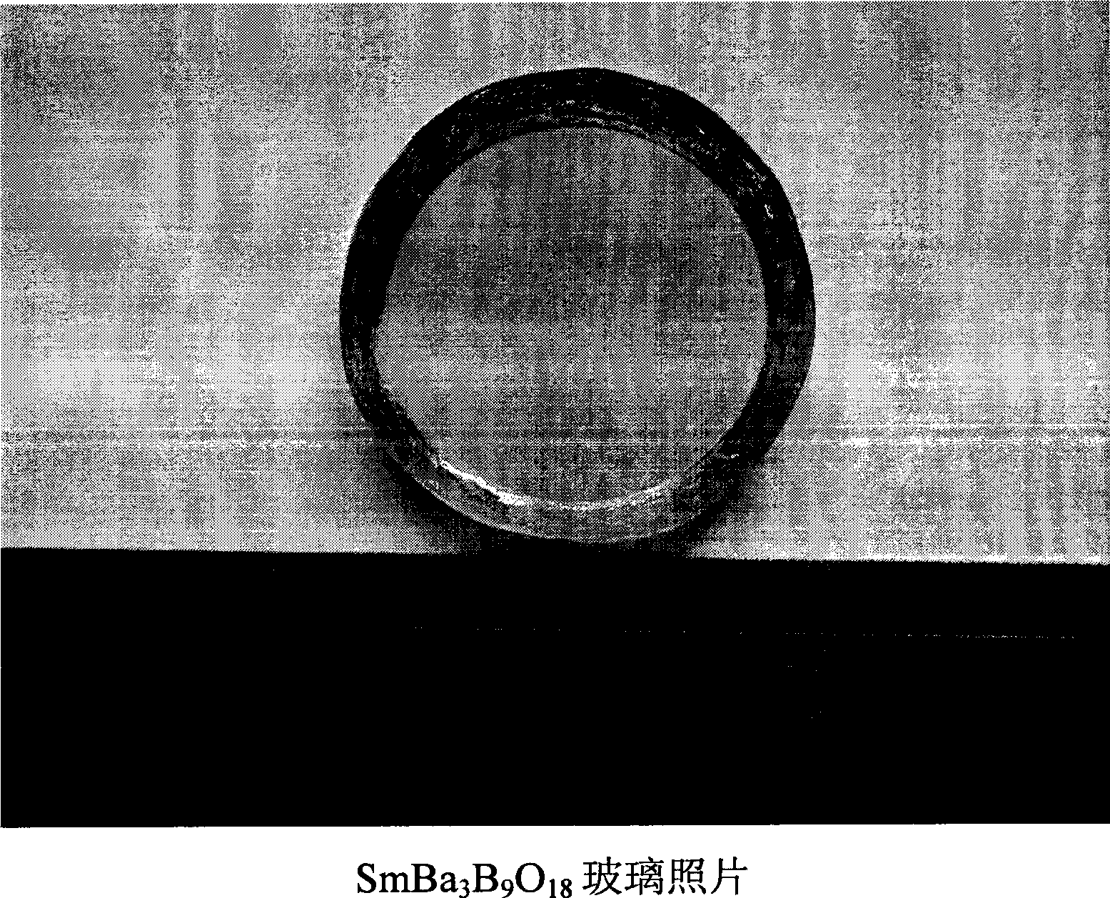 Serial rare-earth borate laser glass and preparation method and purpose of same