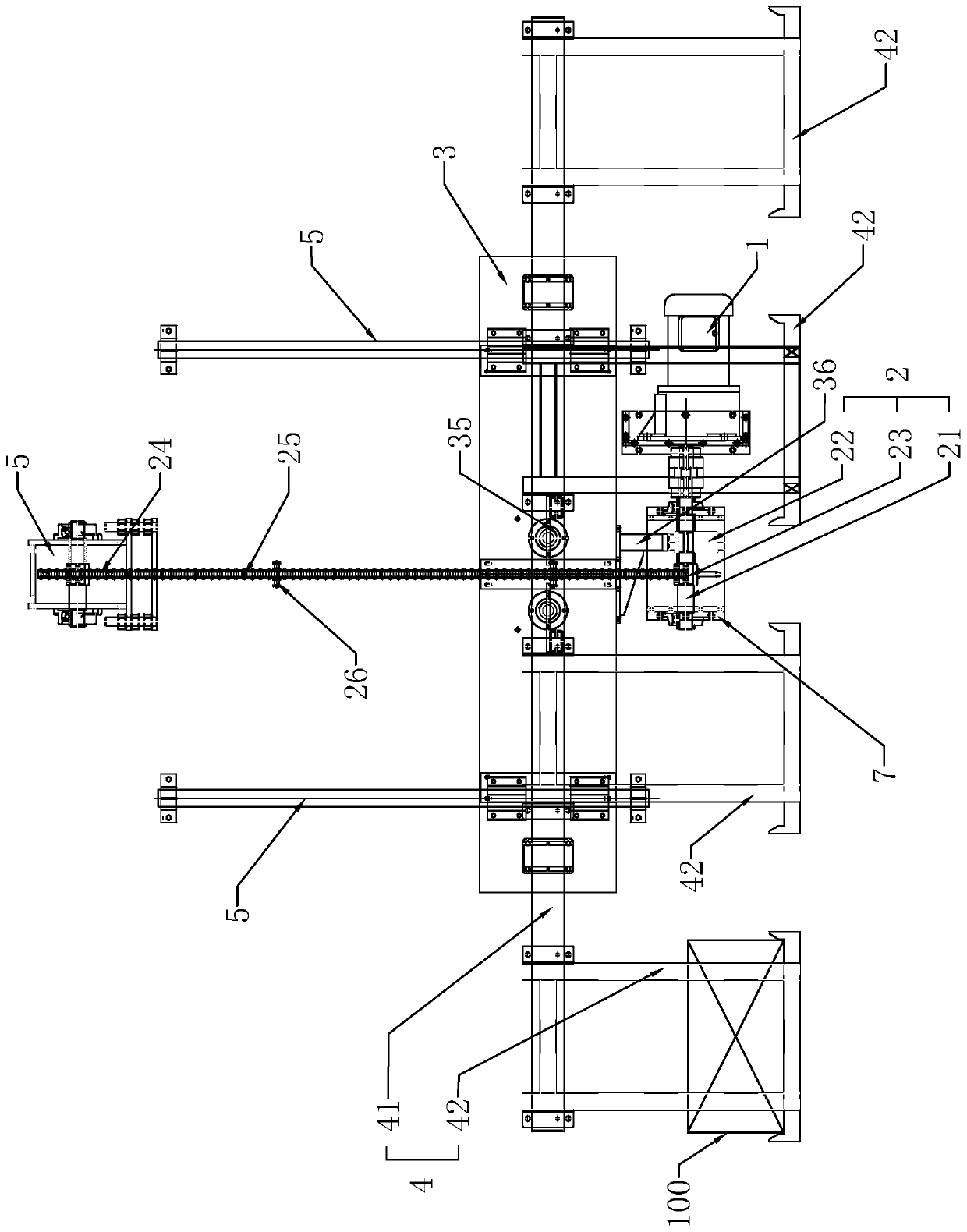 Cleaning basket lifting and swinging integrated device for cleaning machine