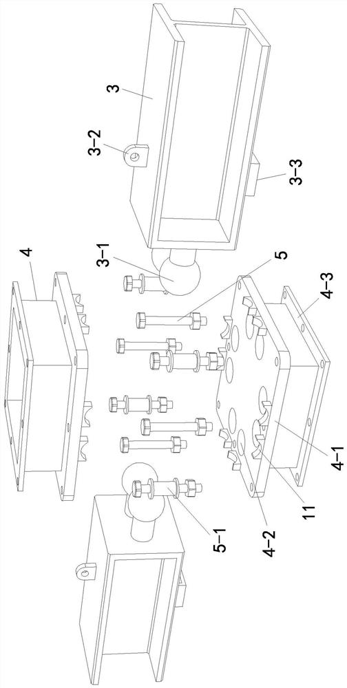 Assembly type building beam column joint structure and construction method thereof
