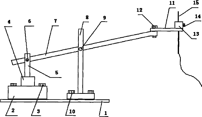 Rotatory test temperature measuring equipment of aircraft engine rotor part