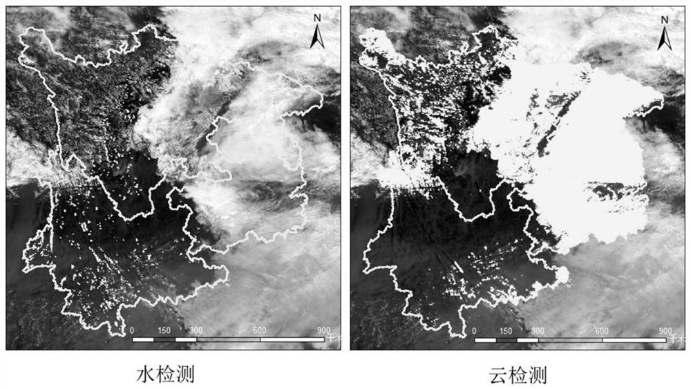 Large-range detection method for forest fire point based on spatial context features