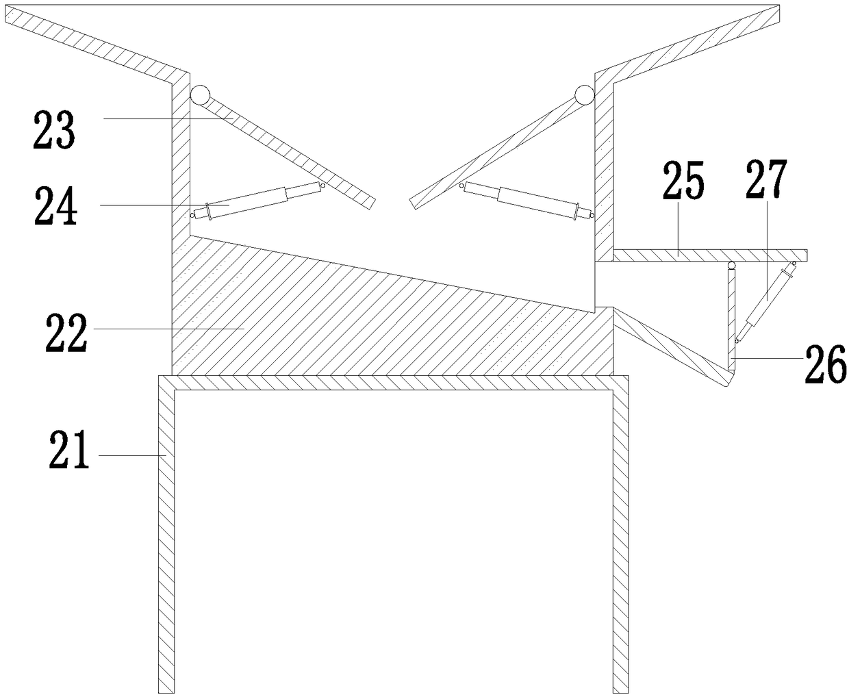 Hazardous waste solid and semi-solid intelligent sorting conveying device