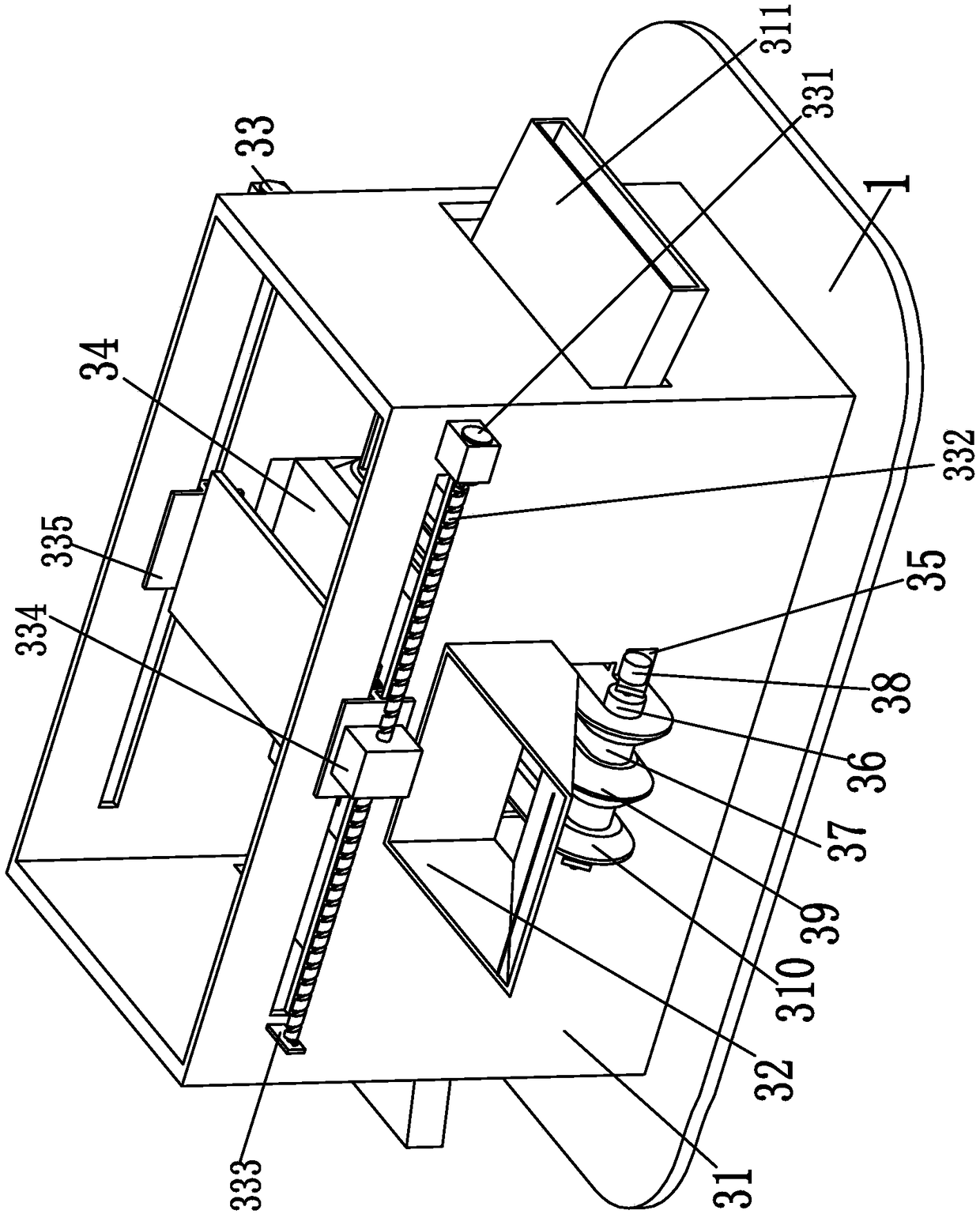 Hazardous waste solid and semi-solid intelligent sorting conveying device