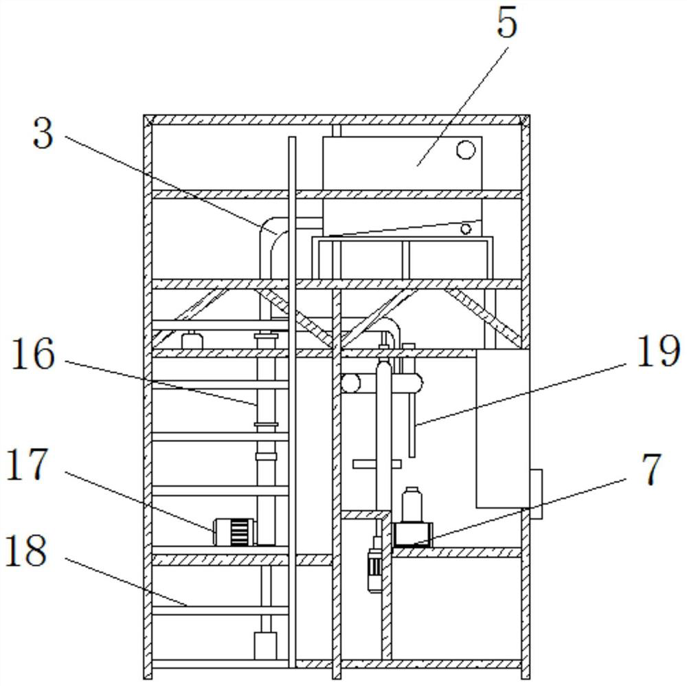 A kind of packaging and conveying device for nanoscale grinding system