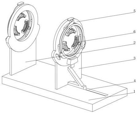 A welding device applied to aluminum die-casting automobile engine pipe fittings