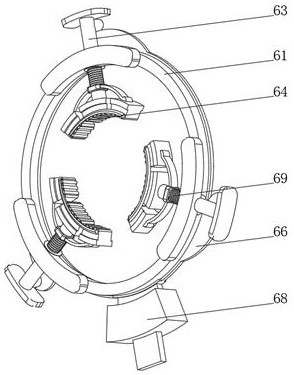 A welding device applied to aluminum die-casting automobile engine pipe fittings