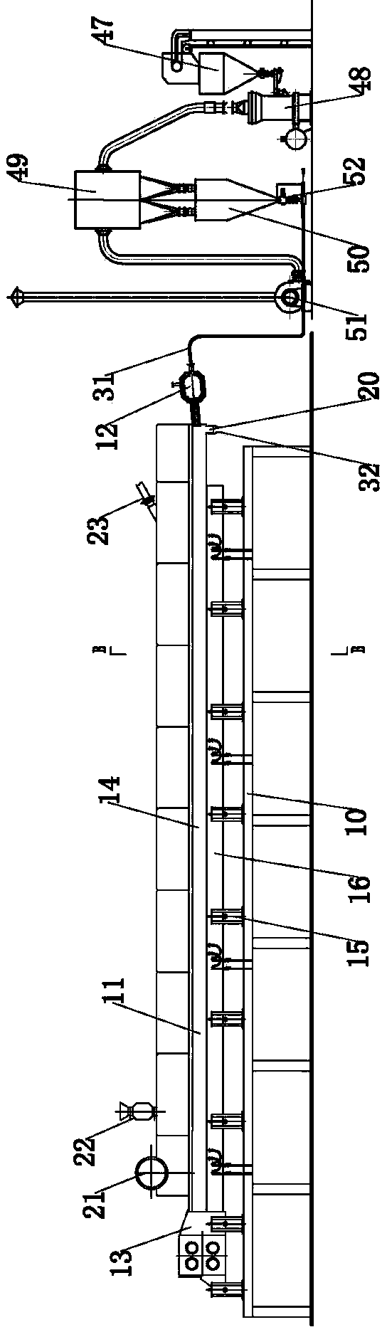 Continuous ore reduction and hot-charging steelmaking device