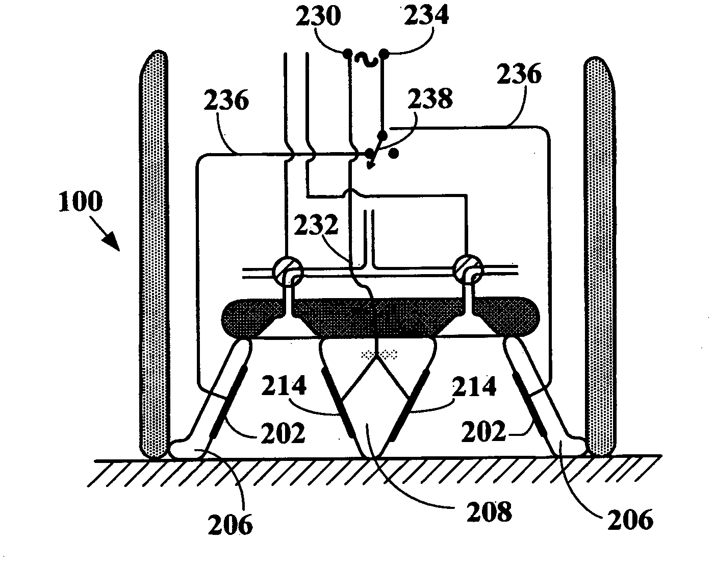 Method and apparatus for non- invasive aesthetic treatment of skin and sub-dermis.