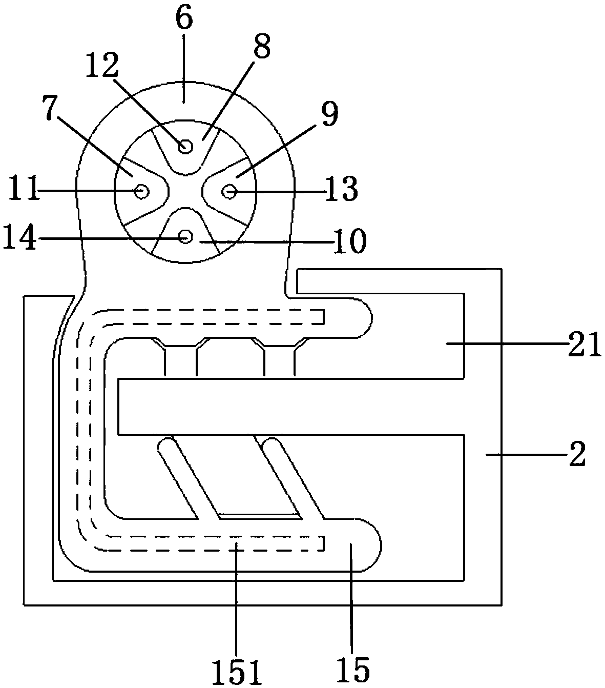 Automobile anti-clamping device being good in safety and convenient to mount