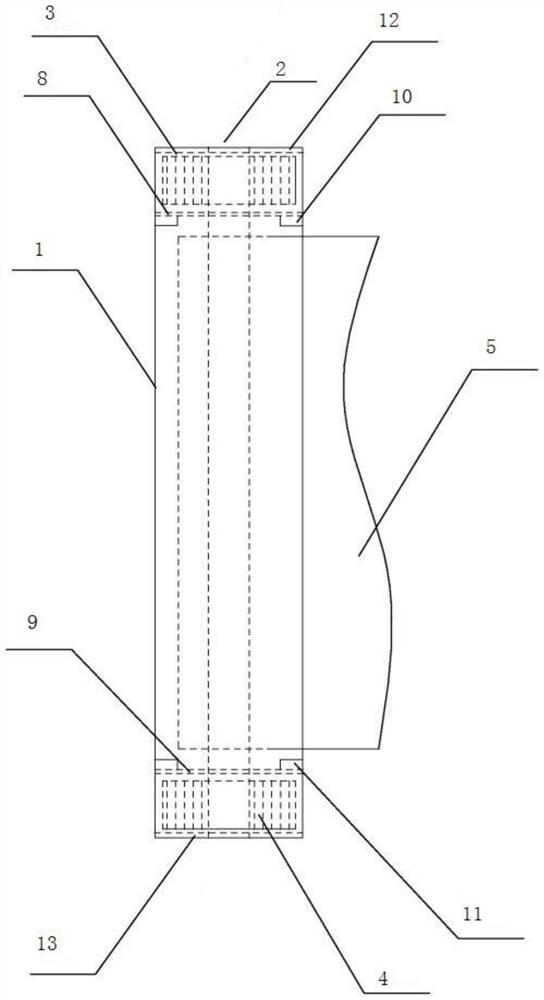 Pull-out type safety shielding device for transformer substation protection screen