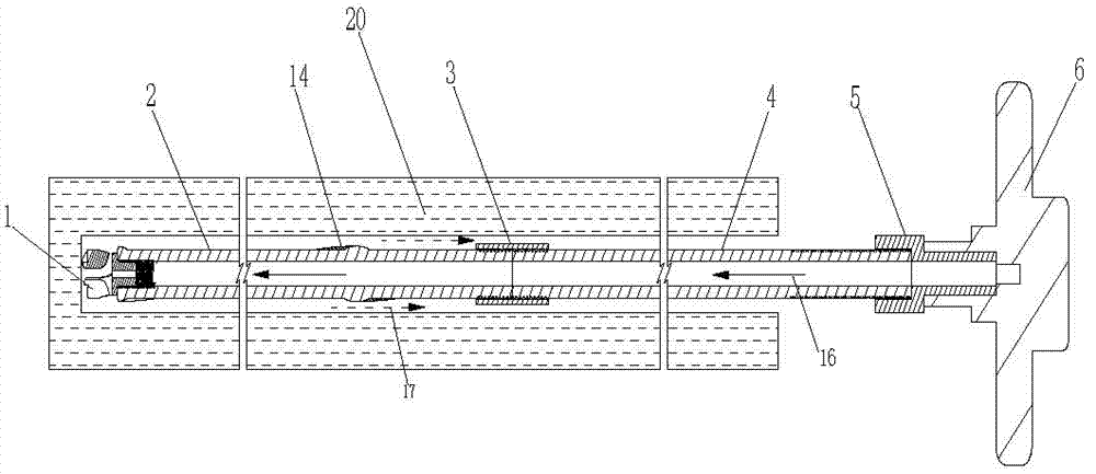 Ultra-soft cracked coal and rock mass drill and grouting integrated fractional grouting method
