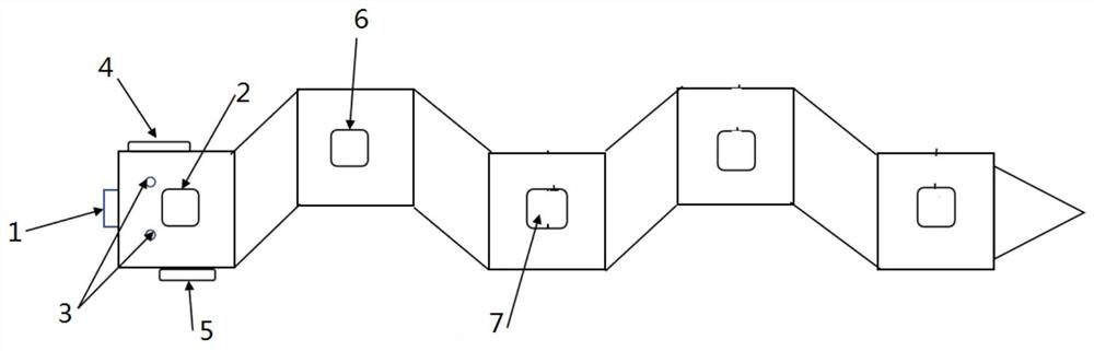 A rescue robot snake based on positioning and imaging technology and its working method