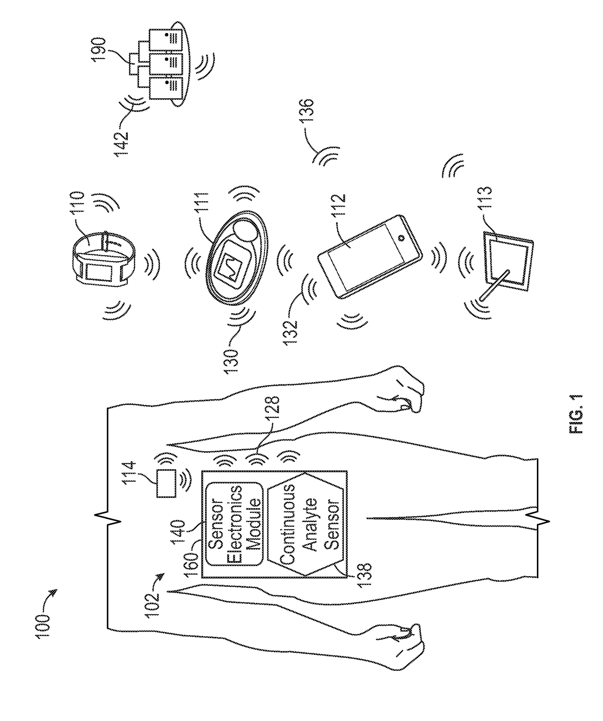 Transcutaneous analyte sensors, applicators therefor, and associated methods
