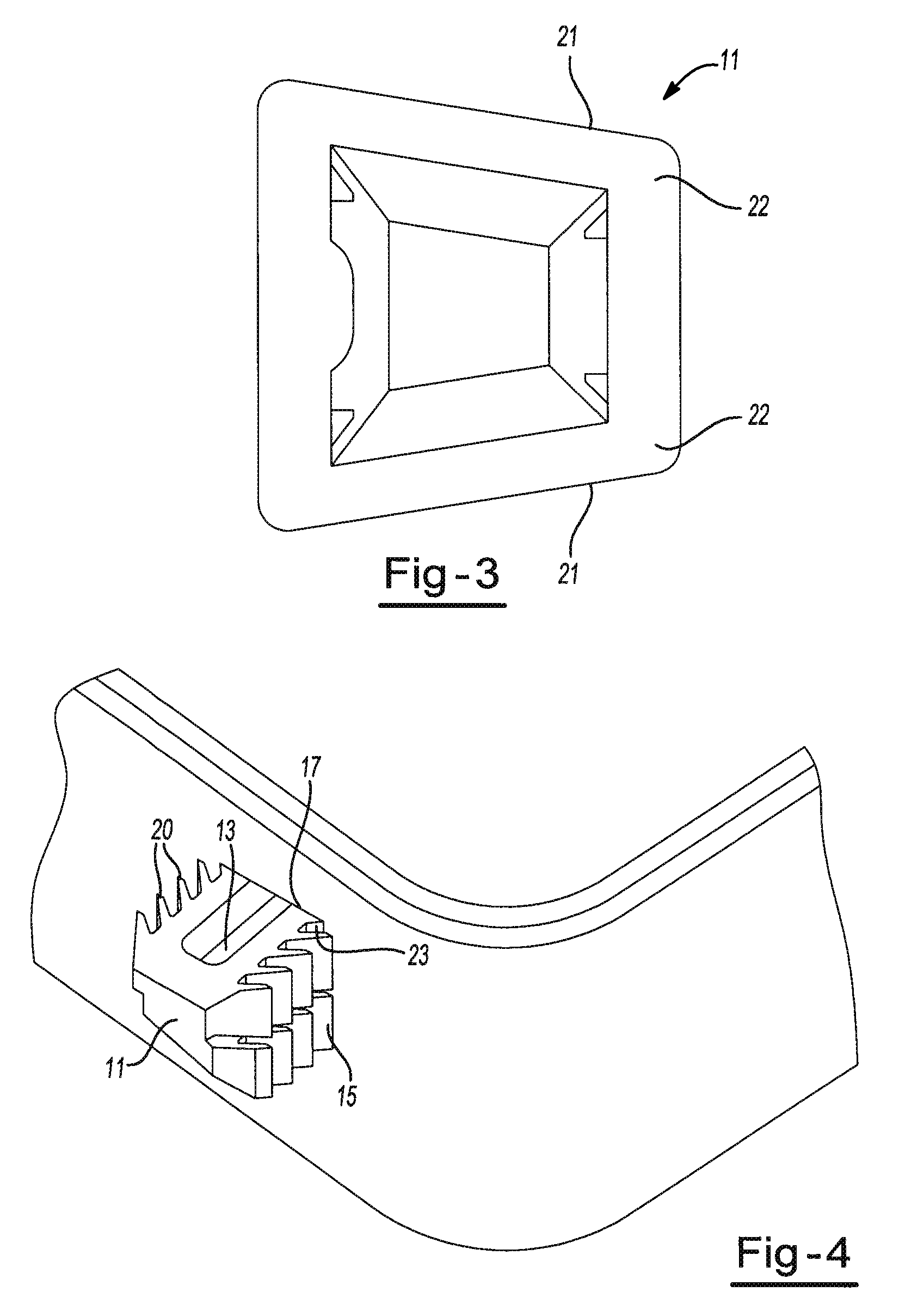 Push-pin fastening system