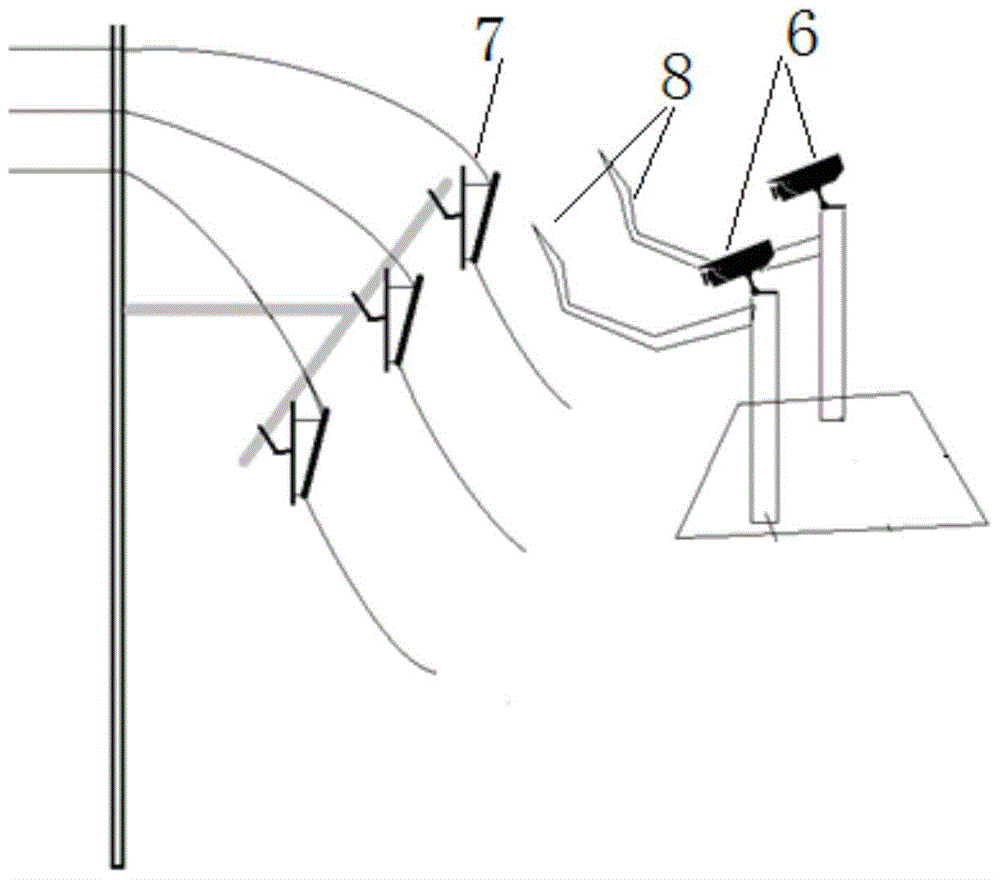 Drop switch replacement control system and method based on high voltage live working robot