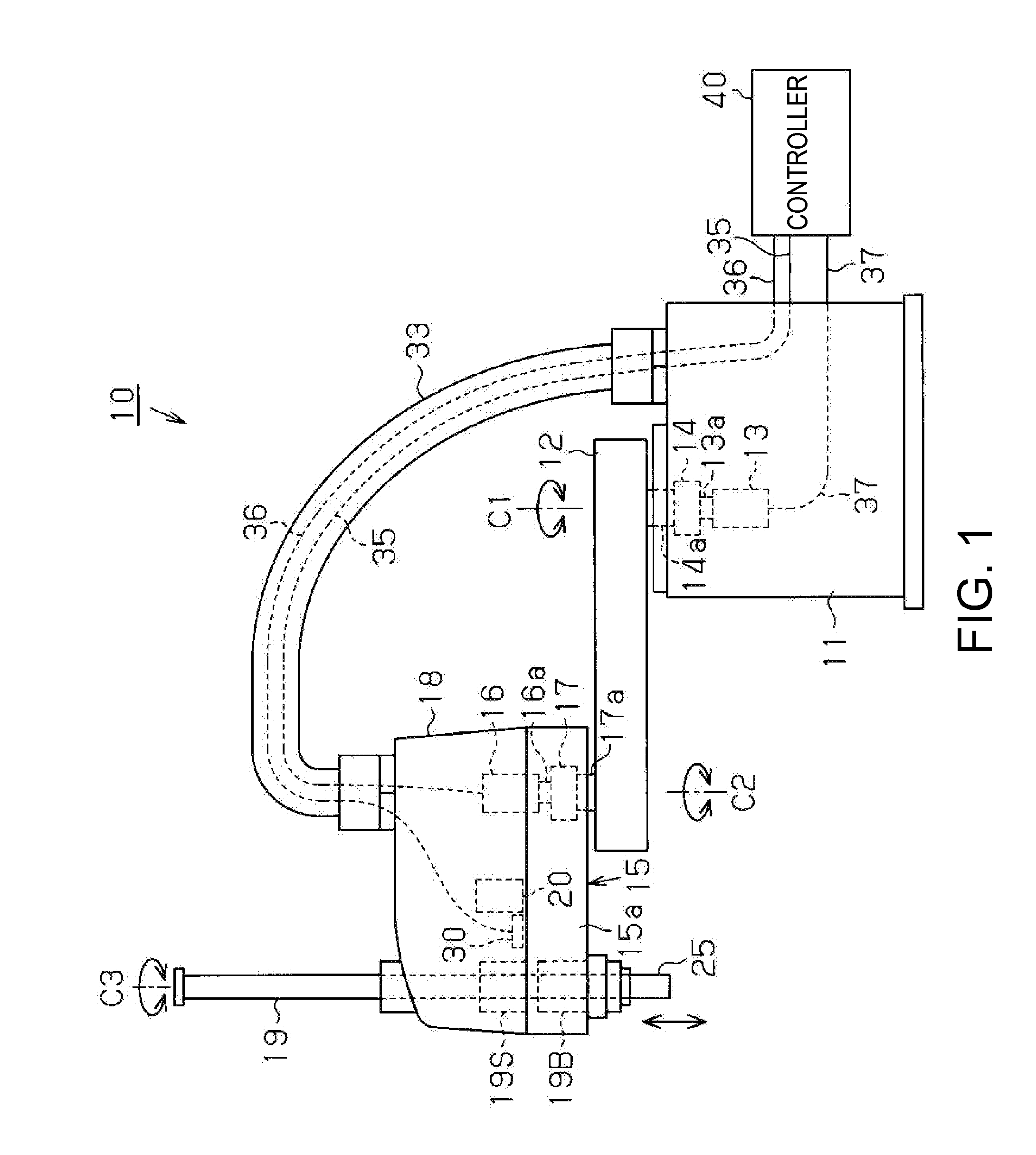 Horizontal articulated robot