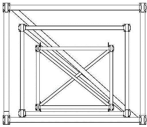 Jib structure, jib system and crane