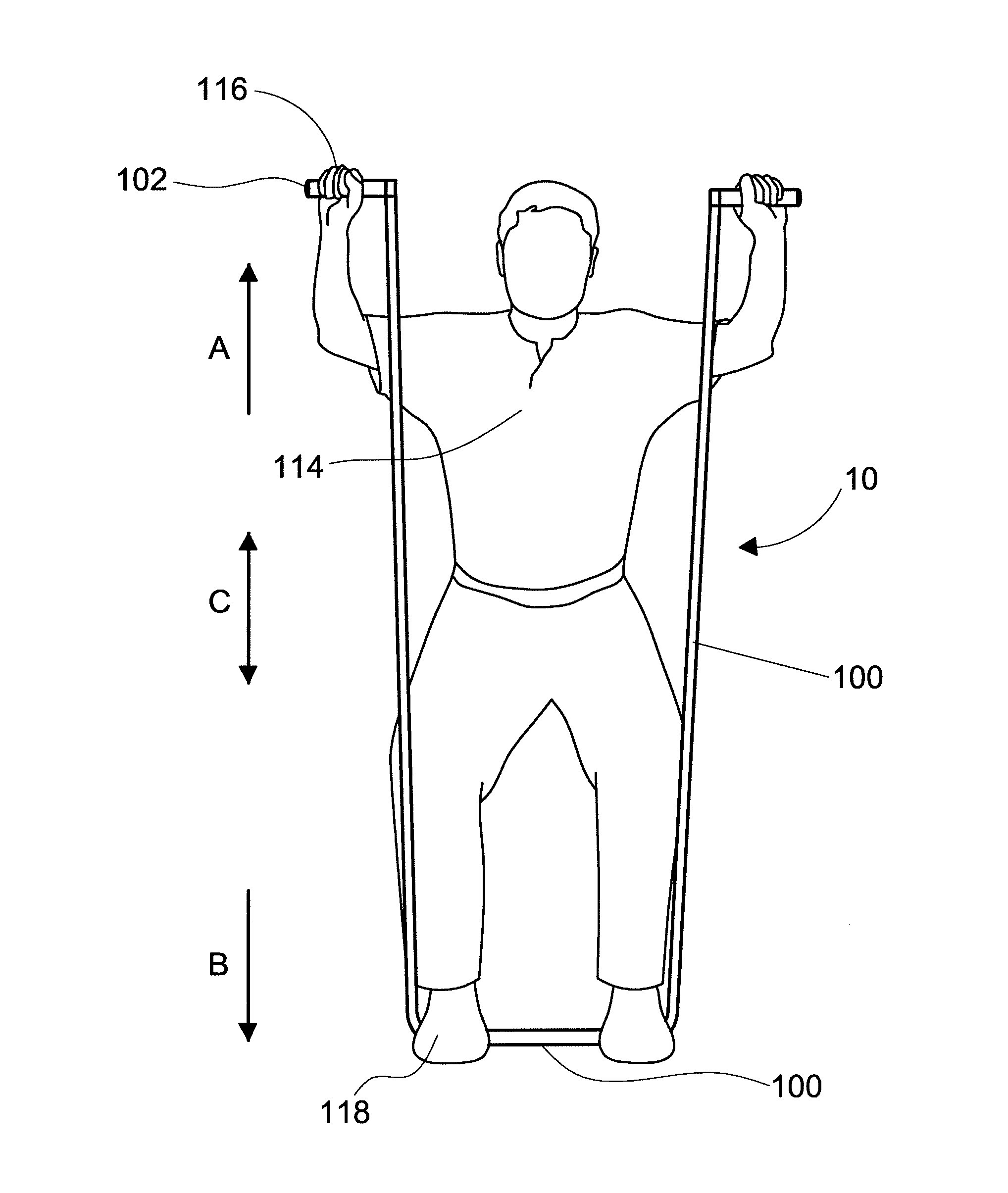 A fitness device and exercise method for generating opposing muscle resistance