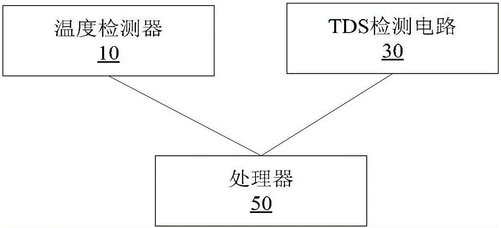TDS detection method, detection device and detection system