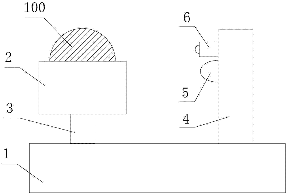 A three-dimensional scanning system with a rotating table