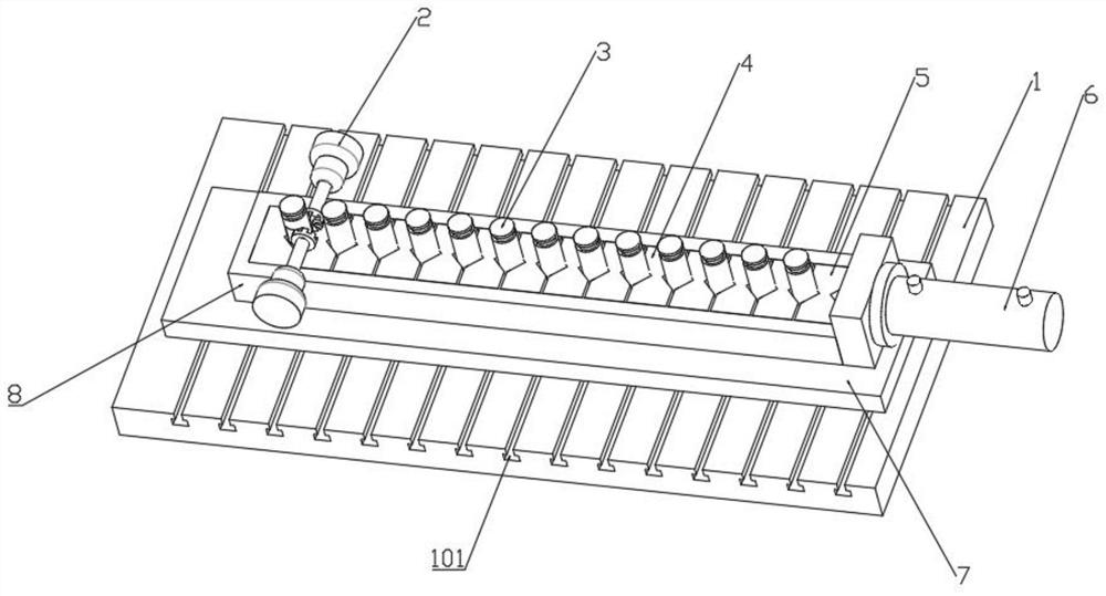 Machining tool for fixed pins of commercial vehicle fuel tank