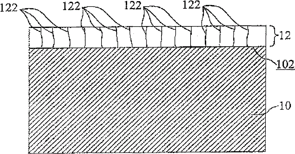 Epitaxial substrate, semiconductor light emitting element using the same and manufacturing process