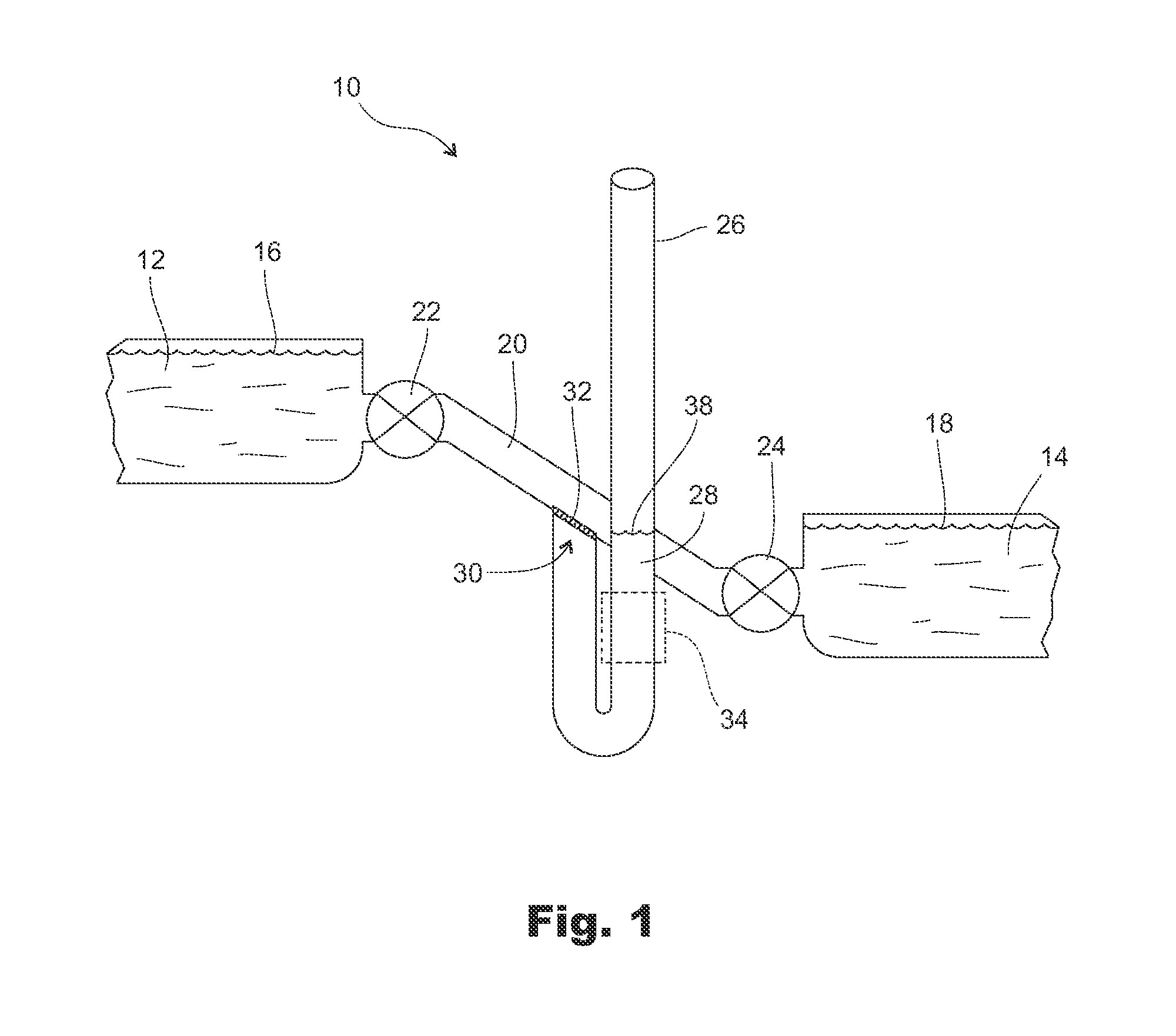 Fish passage apparatus with flow restriction and method