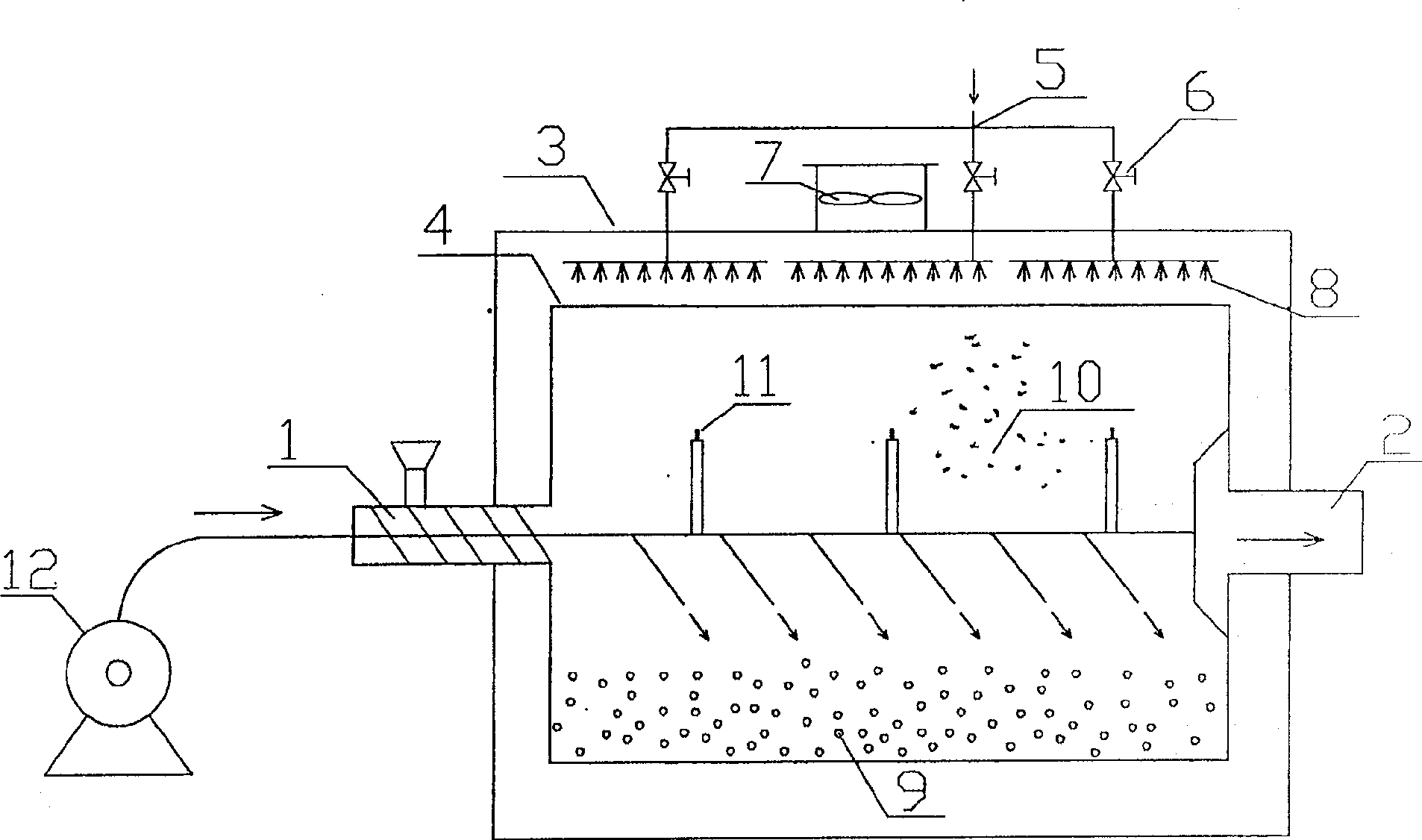 Wind-sorting drum lead-power machine