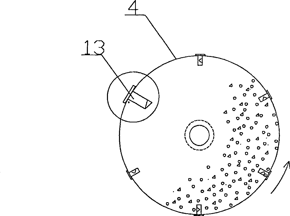 Wind-sorting drum lead-power machine