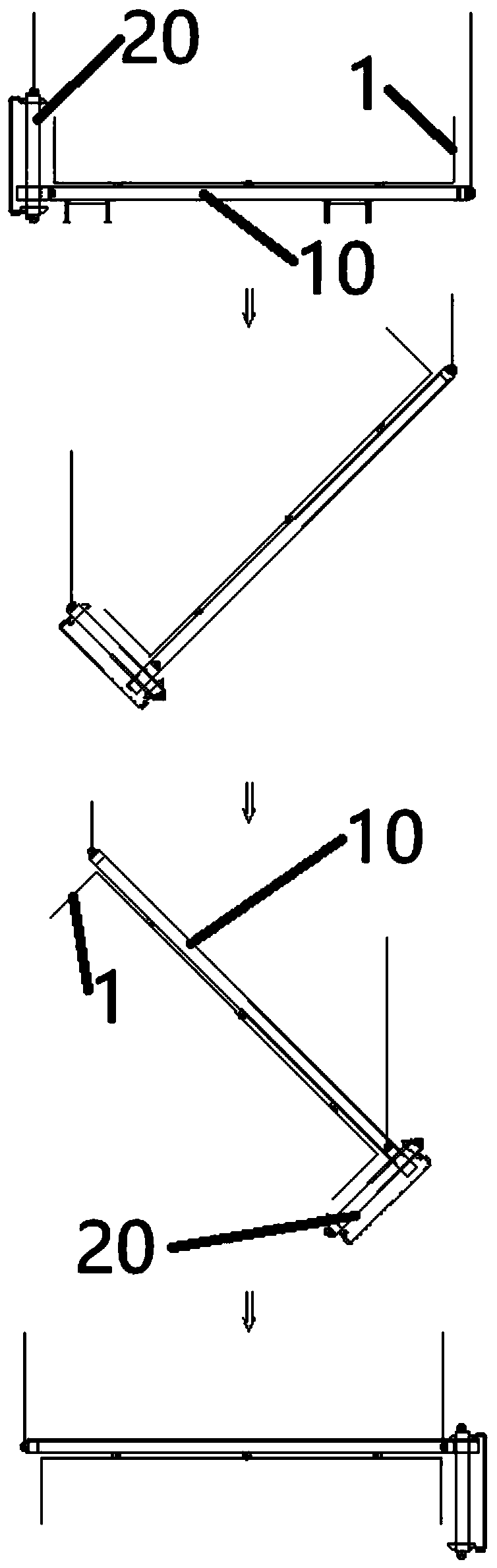 Turn-over method for cruise ship segment