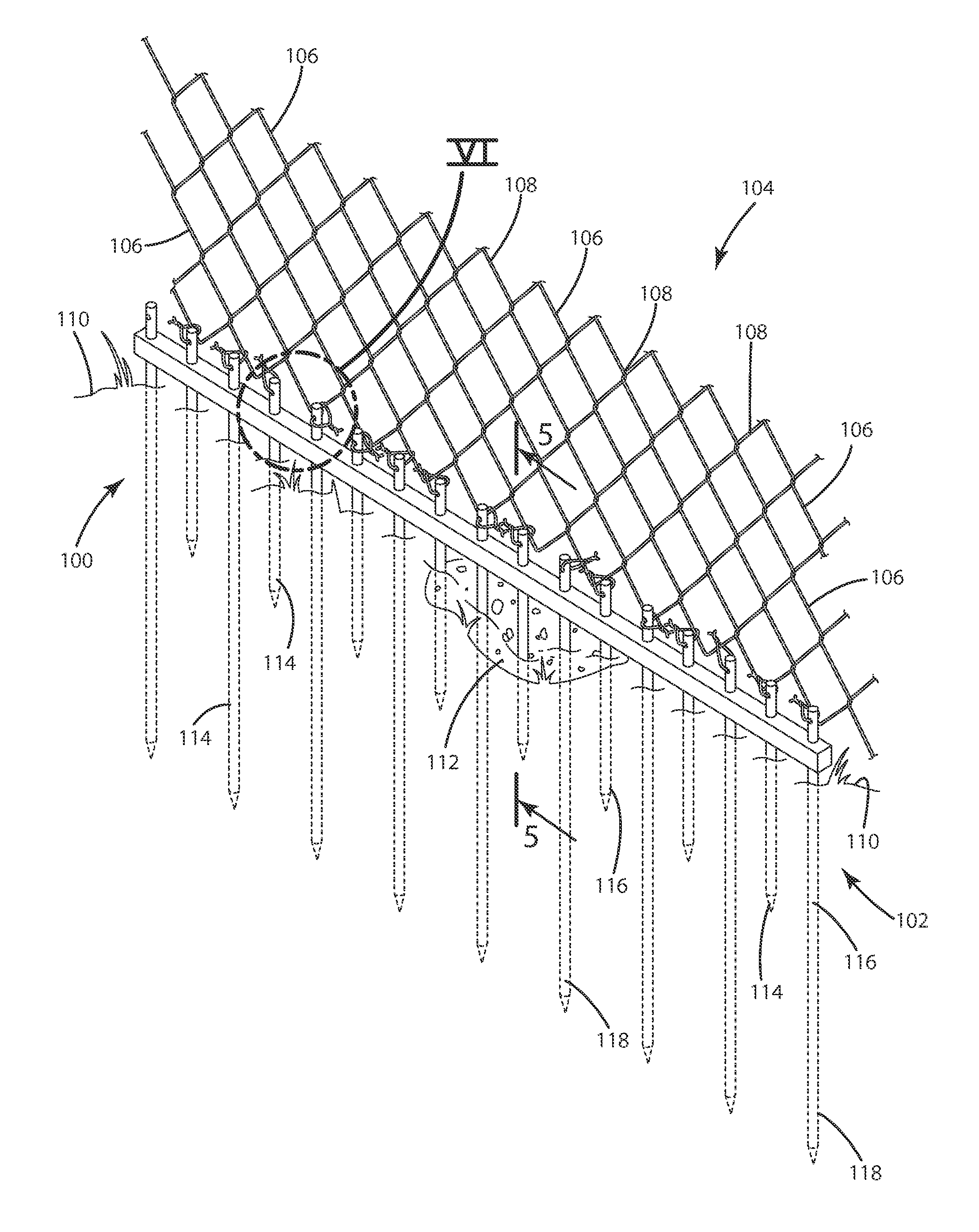 Barrier fence assembly