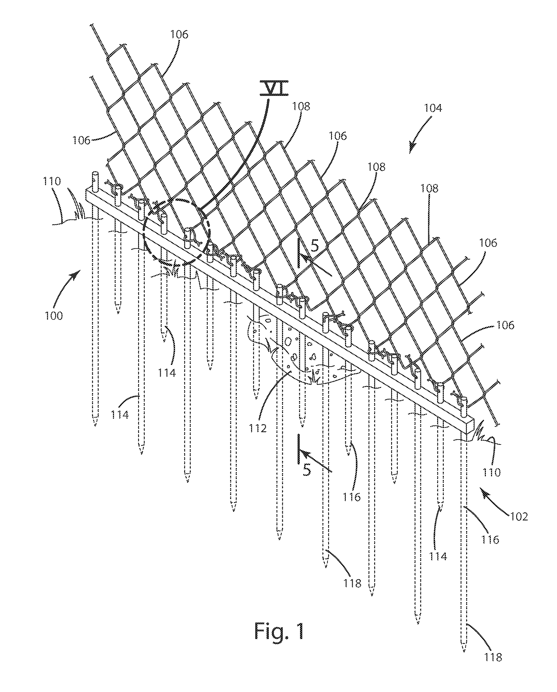 Barrier fence assembly