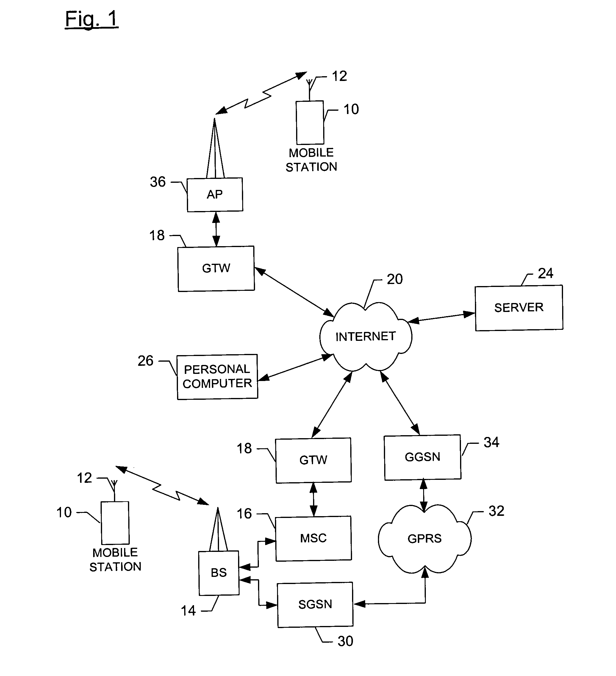 Terminal and computer program product for replying to an email message using one of a plurality of communication methods