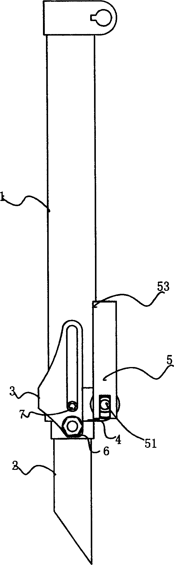 Structure for folding standpipe of bicycle