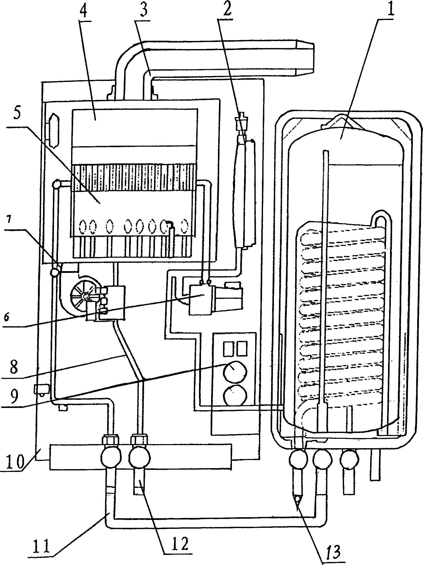Positive displacement rapid water heater and controlling method thereof